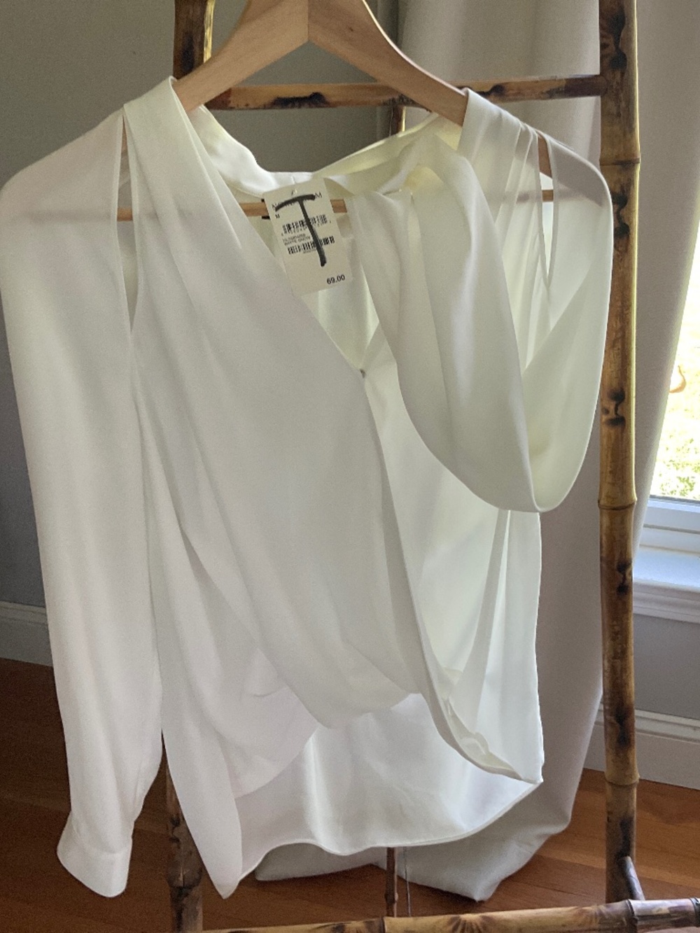 Trouvé sheer blouse
